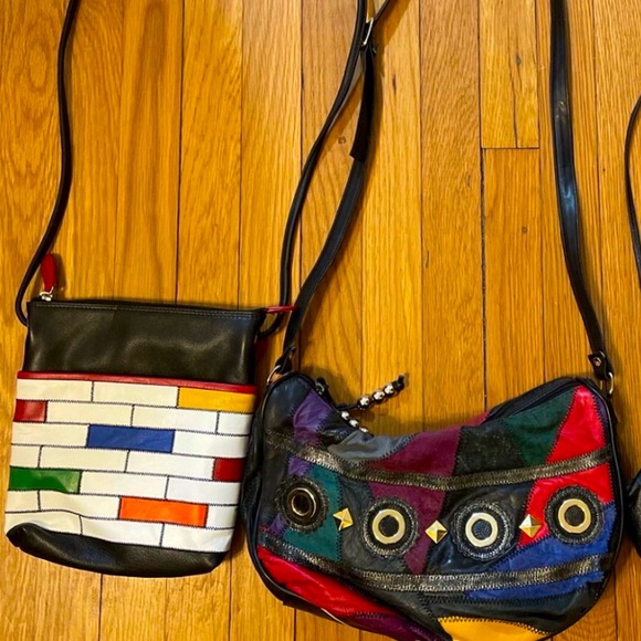 Vintage Multi Color Crossbody Set